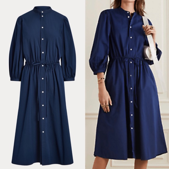 Cotton Broadcloth Dress
Polo Ralph Lauren shirt Dress Size 6 Navy Blue - Picture 4 of 9